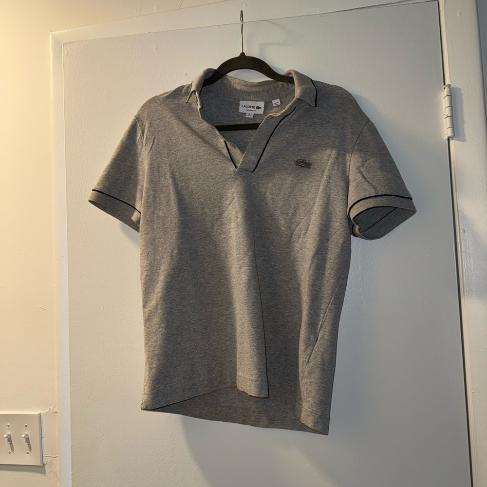 Lacoste Men's Polo Shirt in Heather Gray
